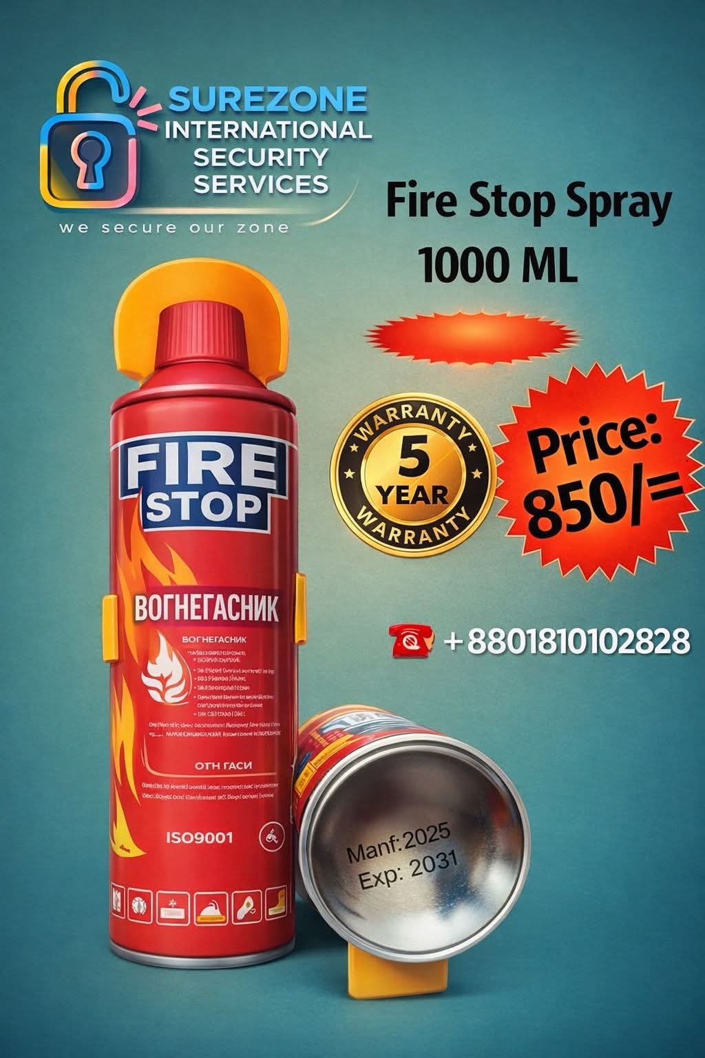 On time Fire stop