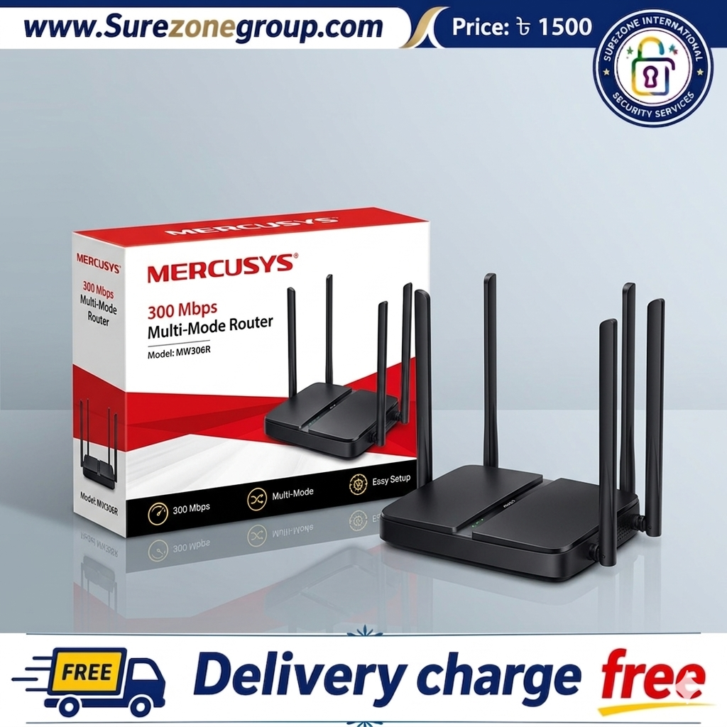 Mercusys  300 MBPS Enhanced multi mode router