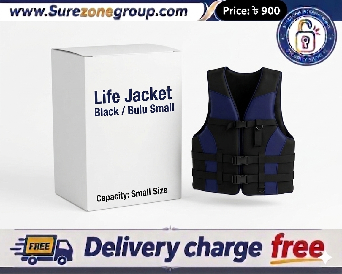 Life Jacket Black /Blue small